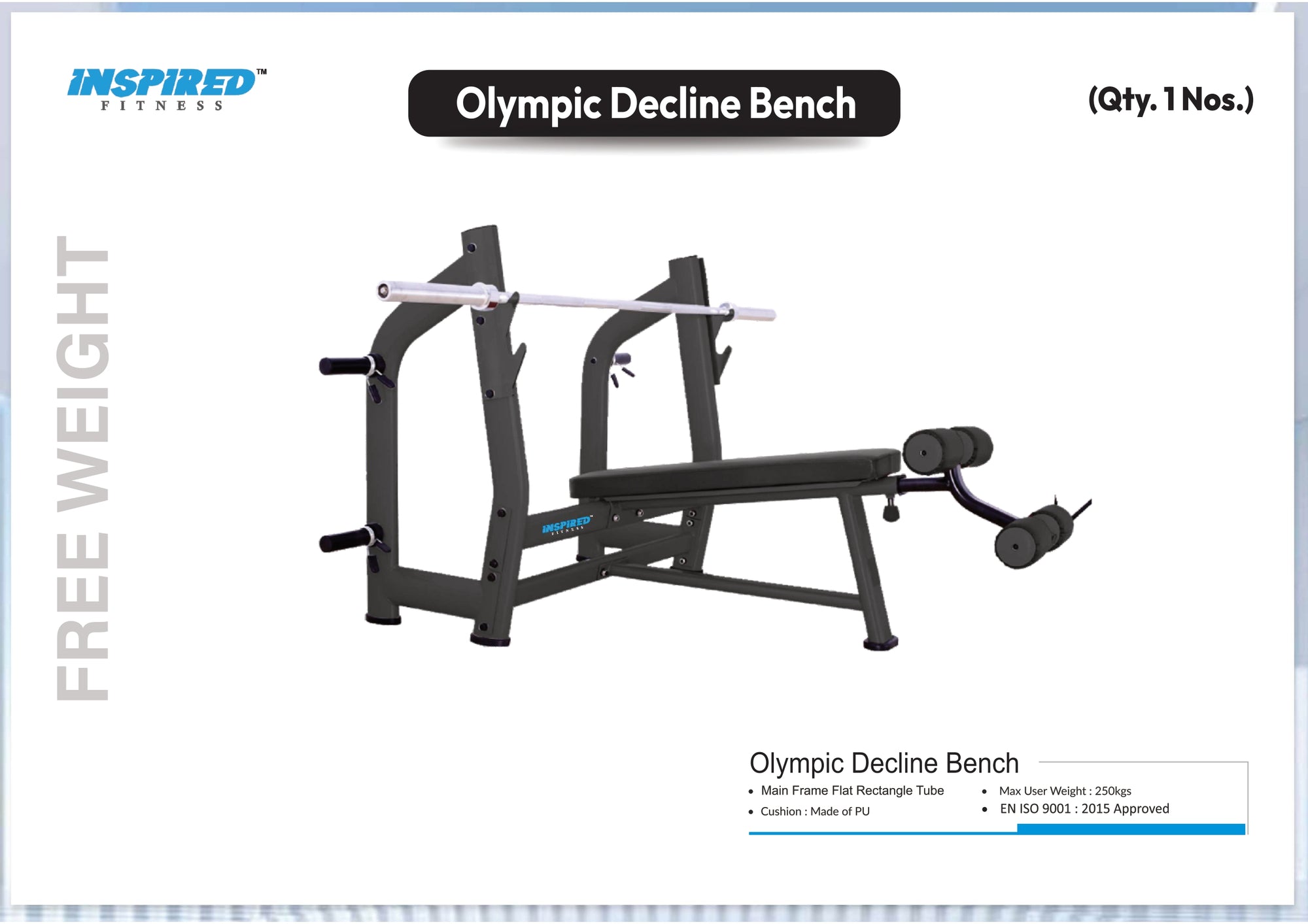 INSPIRED FITNESS FULL IMPORTED COMMERCIAL GYM SETUP RS 5 SERIES RS. 15,49,999/-