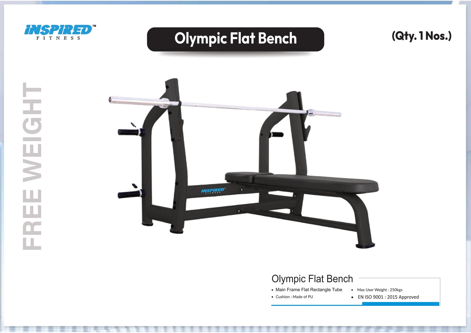INSPIRED FITNESS FULL IMPORTED COMMERCIAL GYM SETUP RS 5 SERIES RS. 15,49,999/-