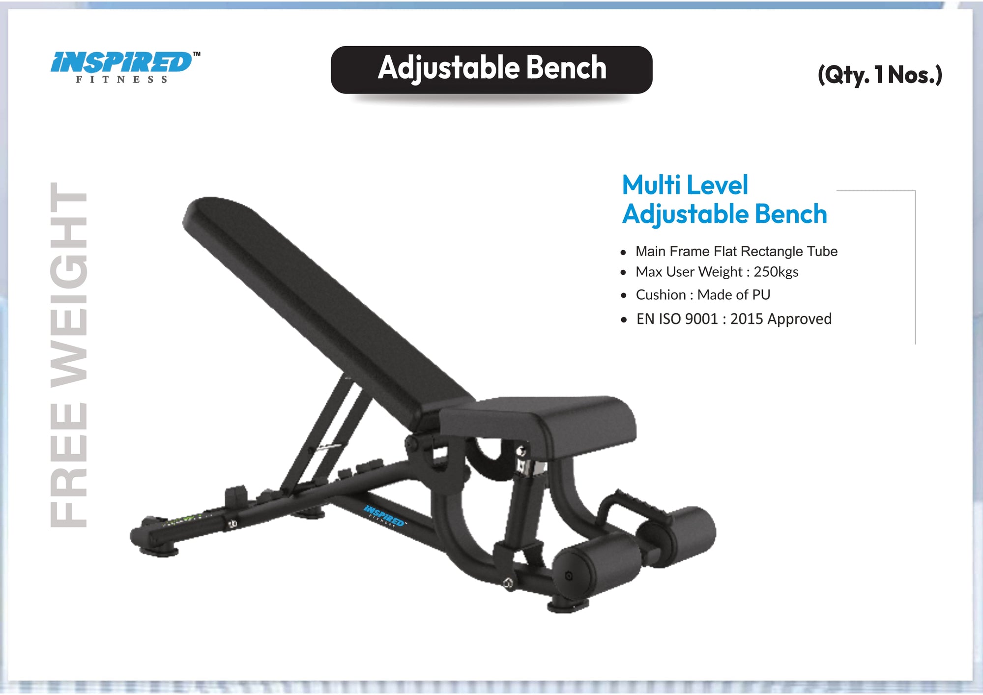 INSPIRED FITNESS FULL IMPORTED COMMERCIAL GYM SETUP RS 5 SERIES RS. 15,49,999/-