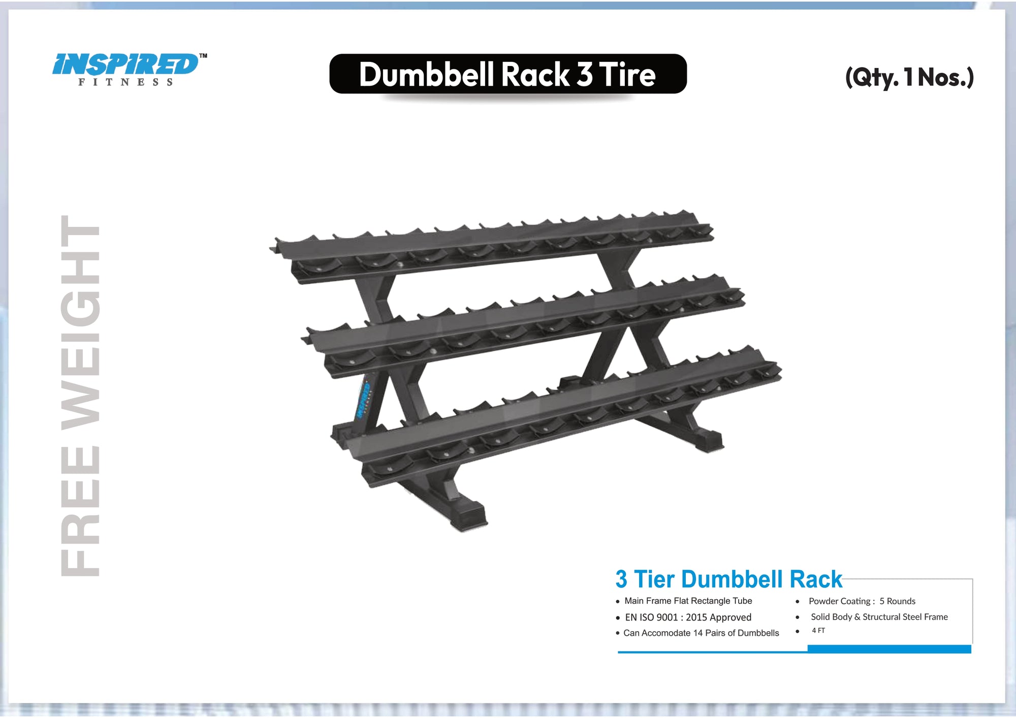 INSPIRED FITNESS FULL IMPORTED COMMERCIAL GYM SETUP RS 5 SERIES RS. 15,49,999/-