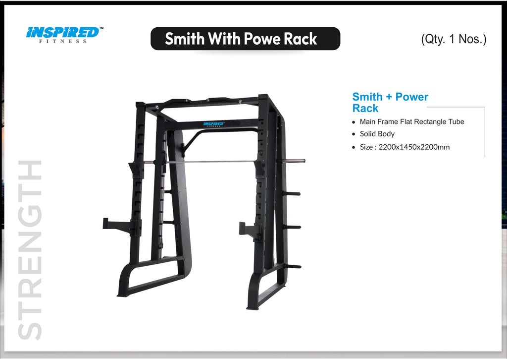 INSPIRED FITNESS FULL IMPORTANT GYM SETUP SUPREME SERIES RS.19,49,999/-