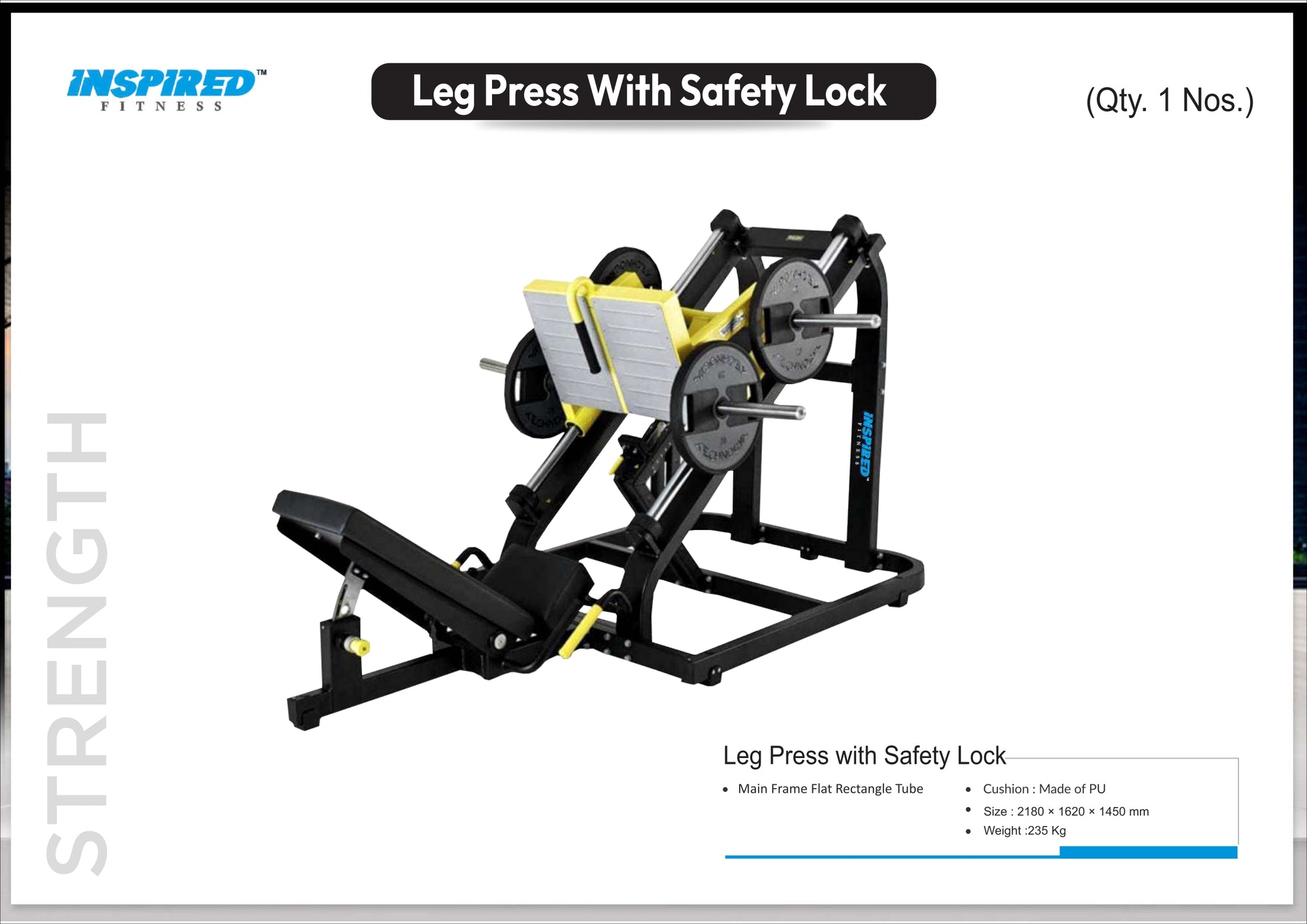 INSPIRED FITNESS FULL IMPORTANT GYM SETUP SUPREME SERIES RS.19,49,999/-