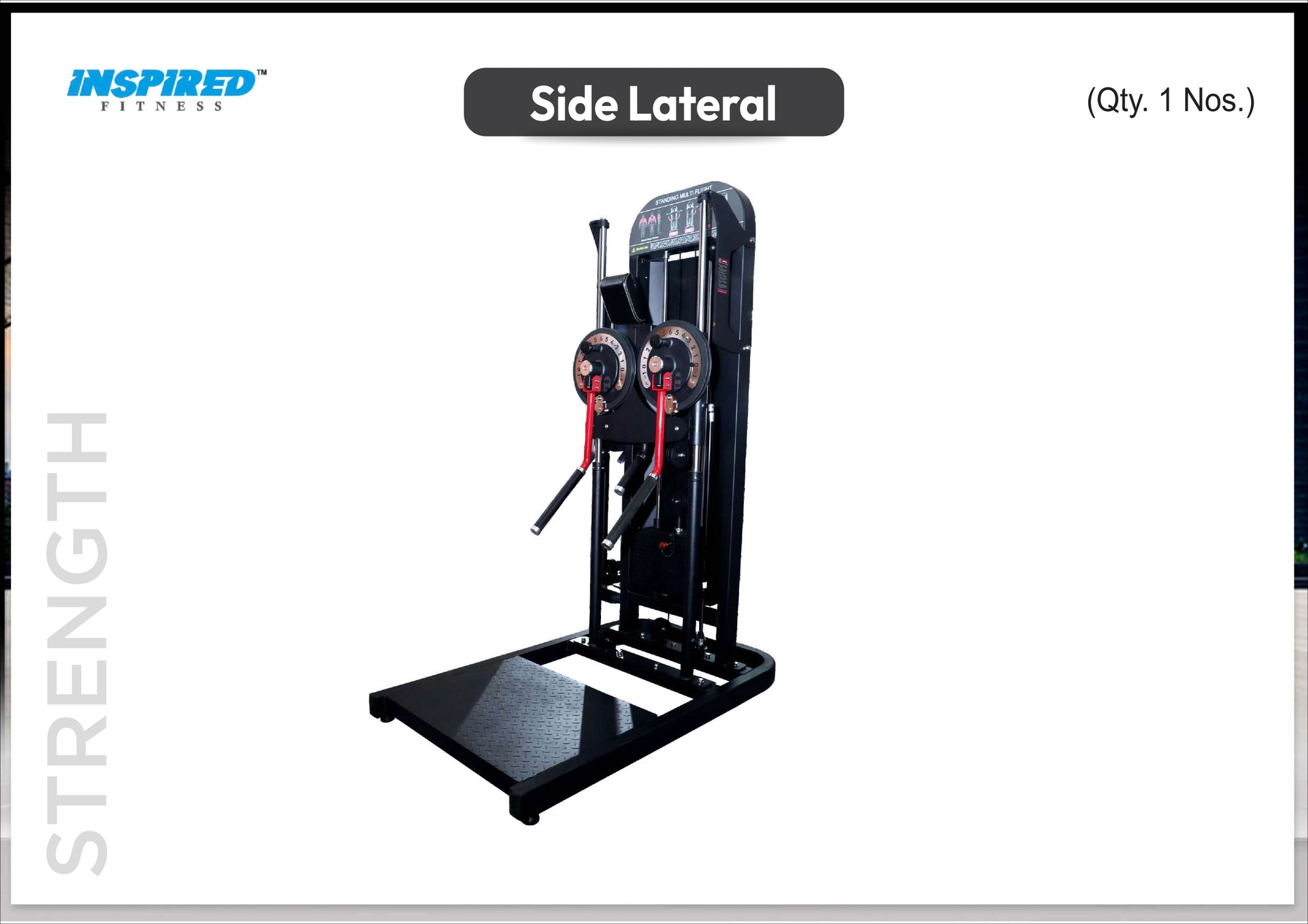 INSPIRED FITNESS FULL IMPORTANT GYM SETUP SUPREME SERIES RS.19,49,999/-