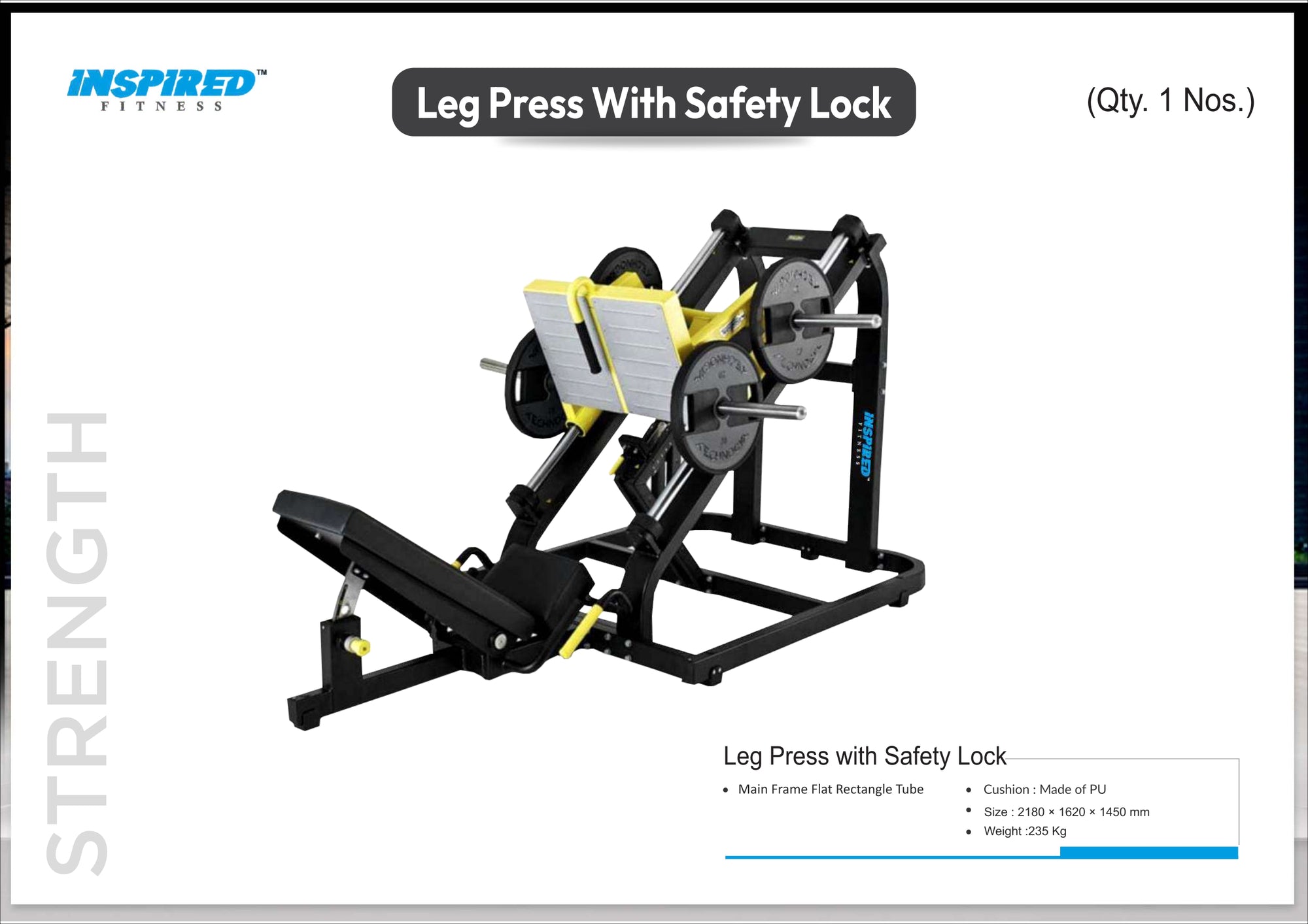 INSPIRED FITNESS FULL IMPORTANT GYM SETUP SUPREME SERIES RS.19,49,999/-