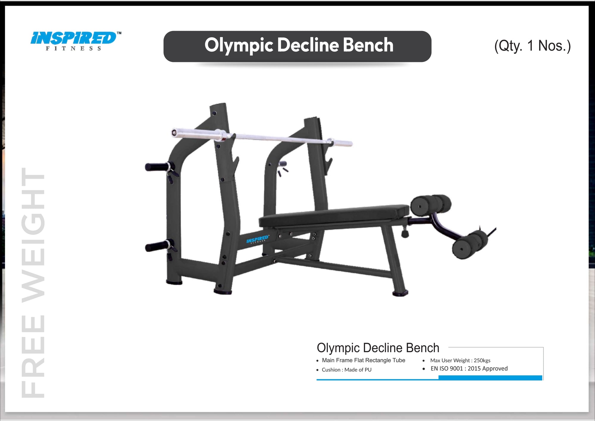 INSPIRED FITNESS FULL IMPORTANT GYM SETUP SUPREME SERIES RS.19,49,999/-