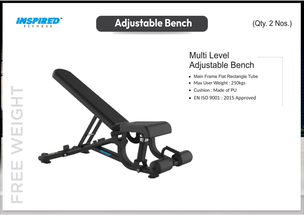 INSPIRED FITNESS FULL IMPORTANT GYM SETUP SUPREME SERIES RS.19,49,999/-