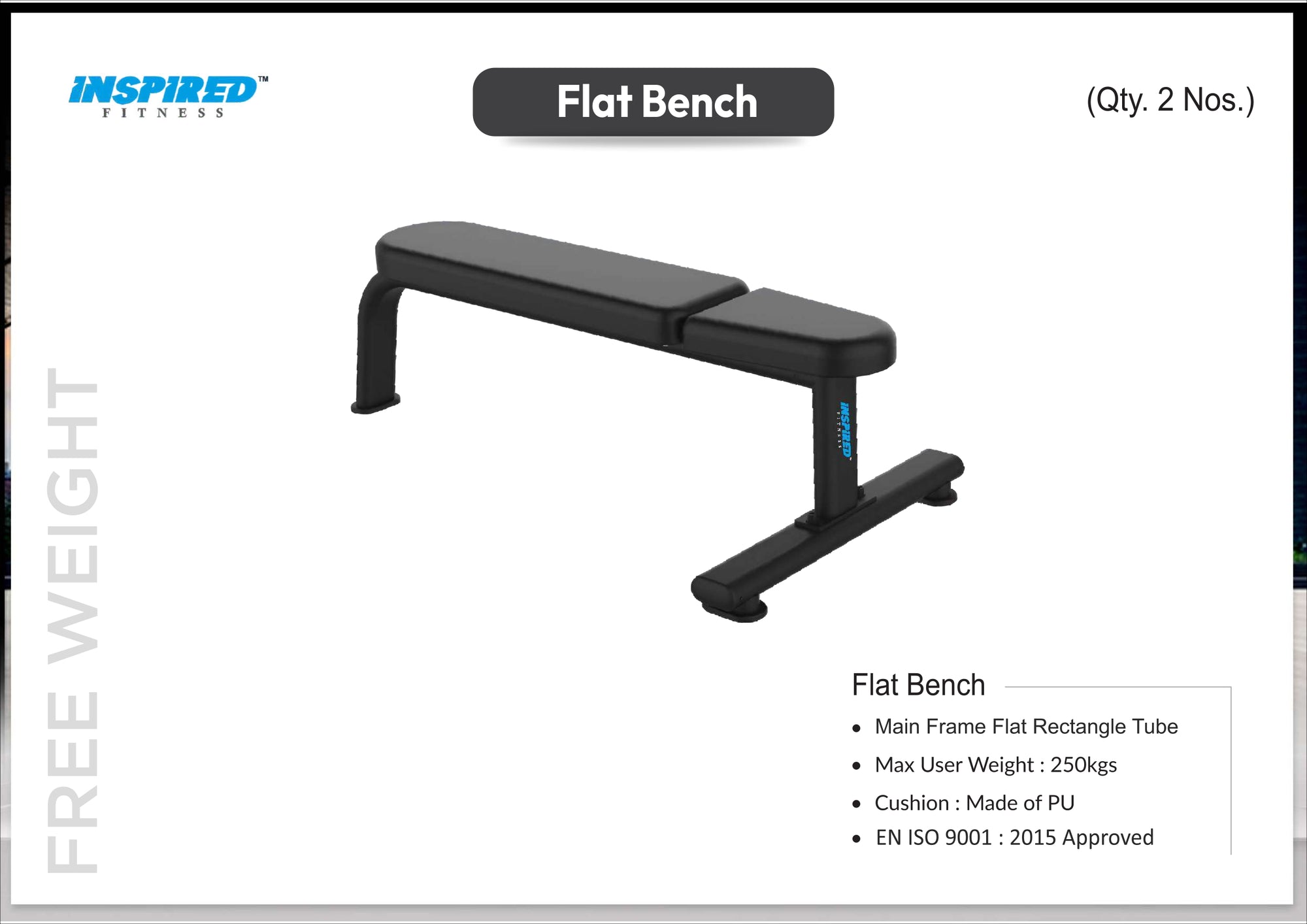 INSPIRED FITNESS FULL IMPORTANT GYM SETUP SUPREME SERIES RS.19,49,999/-