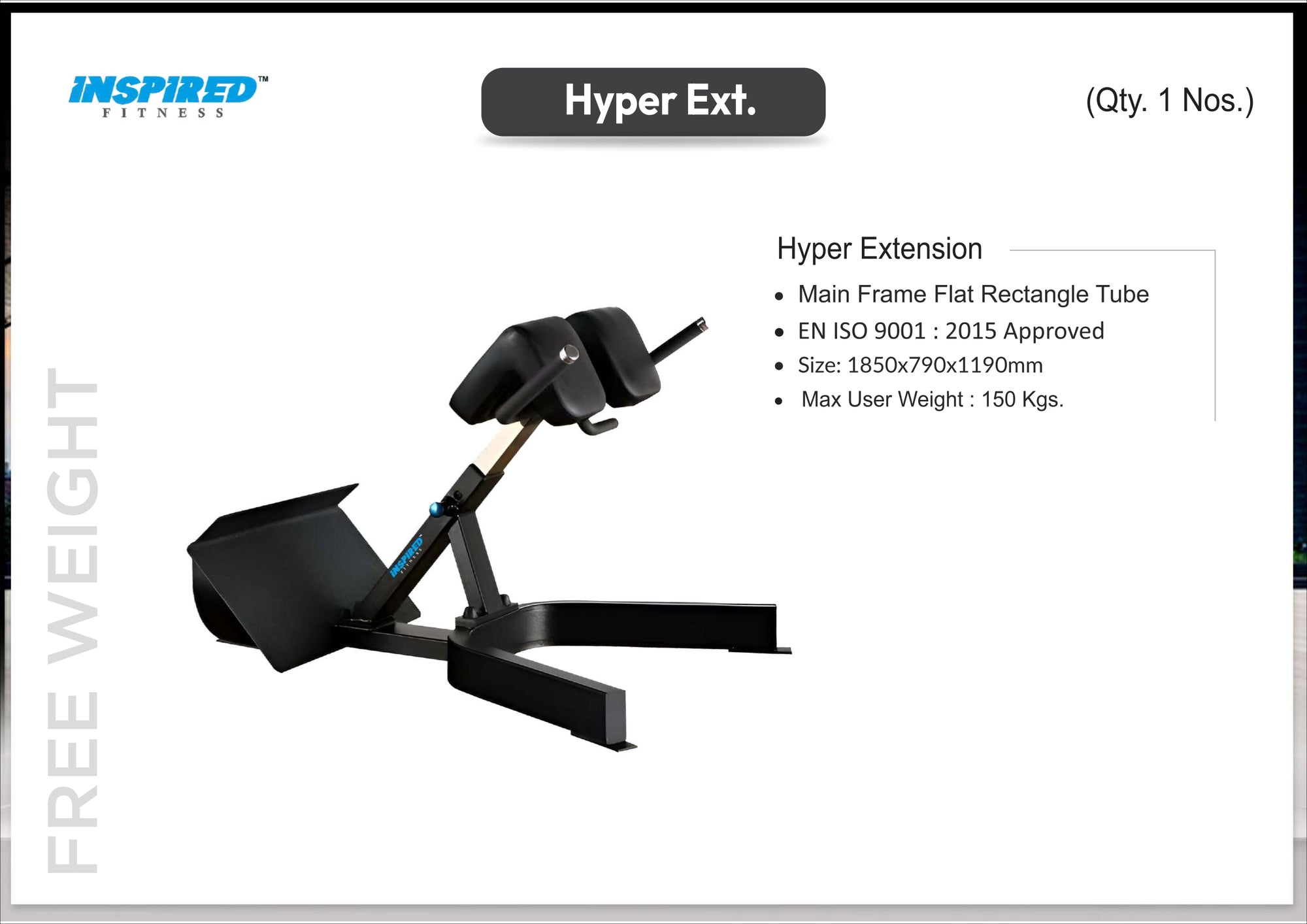 INSPIRED FITNESS FULL IMPORTANT GYM SETUP SUPREME SERIES RS.19,49,999/-