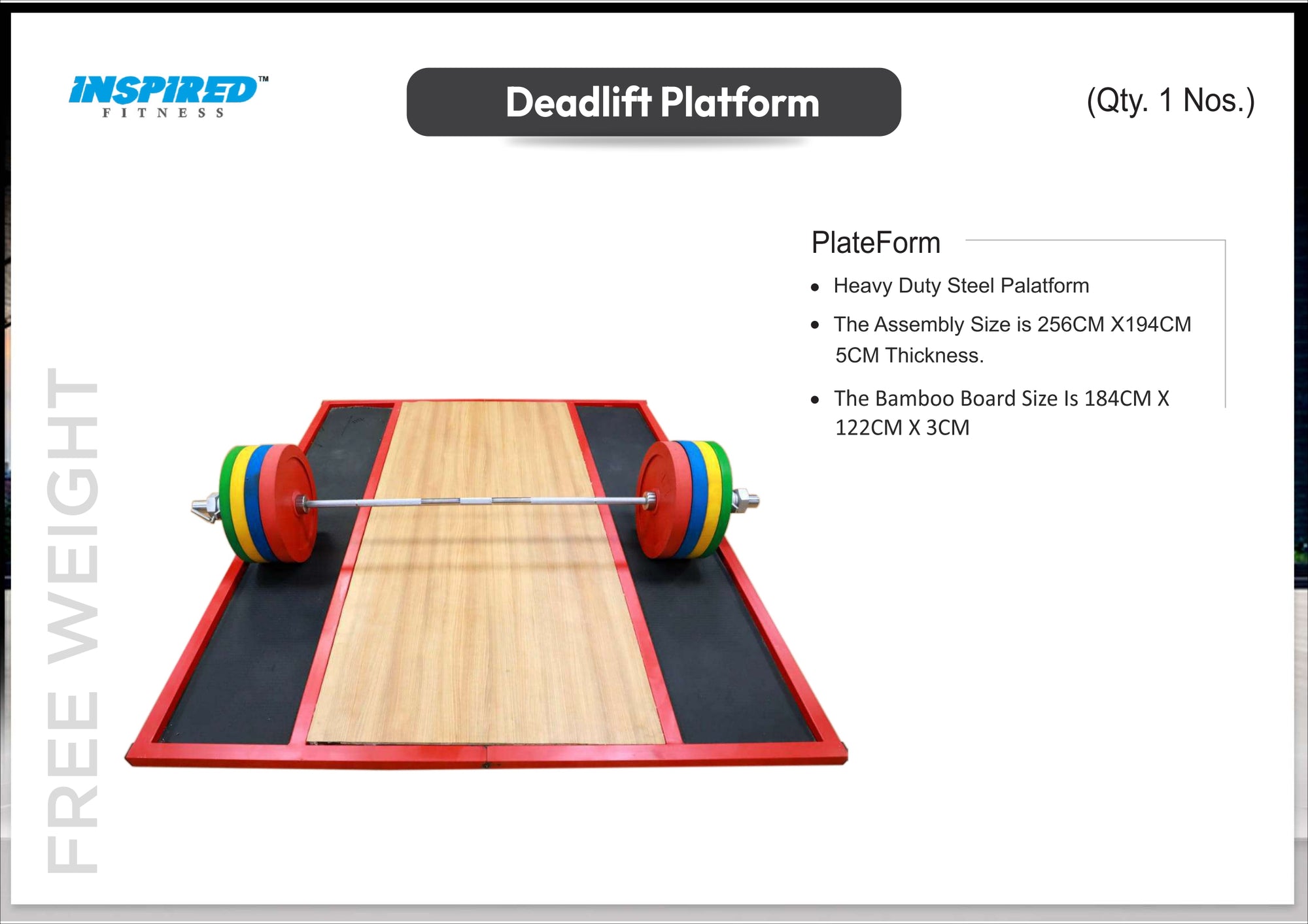 INSPIRED FITNESS FULL IMPORTANT GYM SETUP SUPREME SERIES RS.19,49,999/-