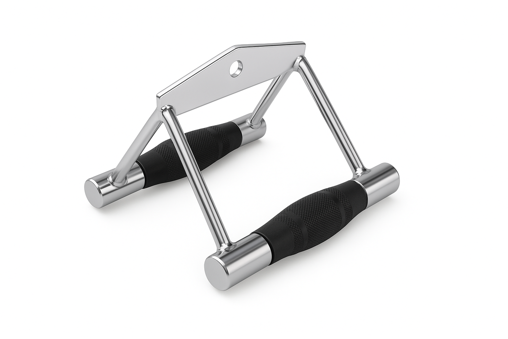 INSPIRED FITNESS Steel V Rowing Handle for Gym | Gym Cable Attachment | V Bar Cable Attachment | Rowing Handle for Cable Machine | LAT Pulldown Attachment | Cable Attachment | Gym Attachments Machine