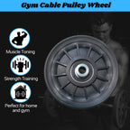 INSPIRED FITNESS Gym Cable Pulley – Heavy Duty Pulley for Weight Lifting Machine | Gym Pulley Wheel for Home Gym | Fitness Equipment Pulley | LAT Pulldown Pulley Wheel | Gym Machine Cable Pulley