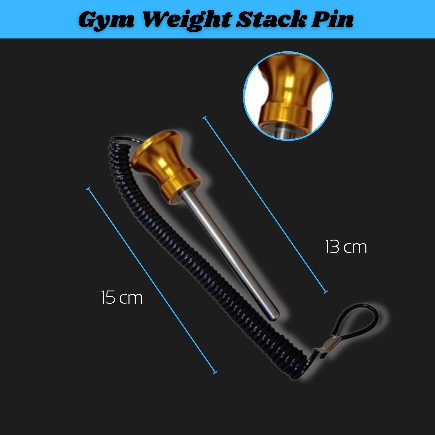 Gym Weight Stack Pin