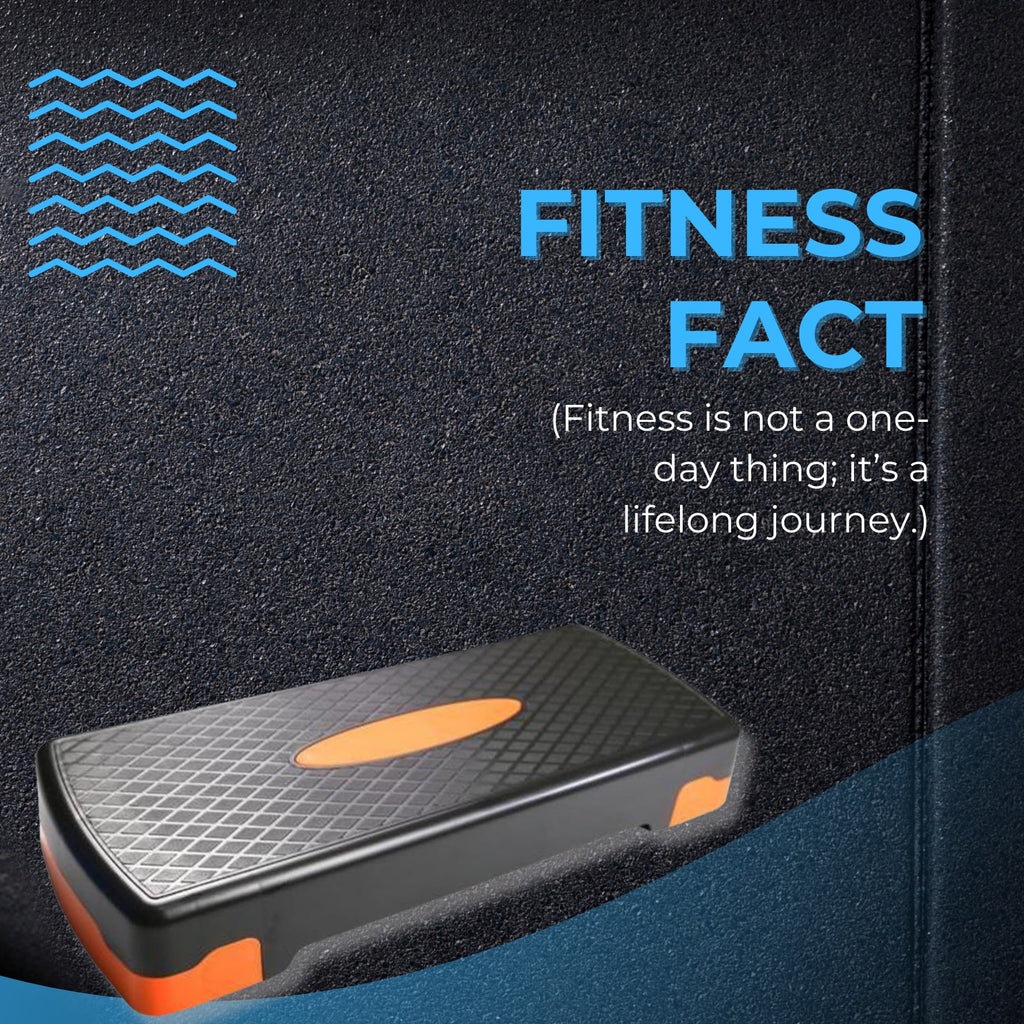 Aerobic Stepper Platform | Adjustable Fitness Step Board