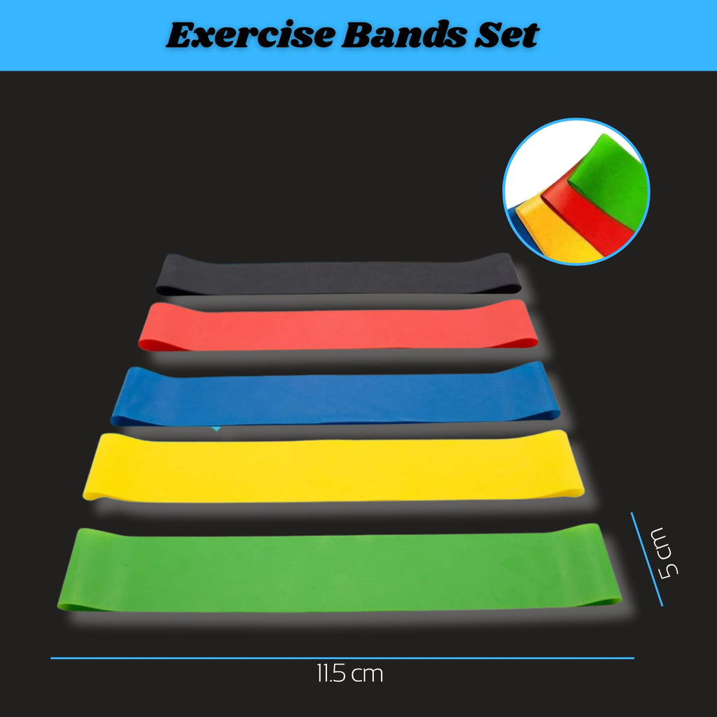 Exercise Resistance Band Set | 5-Level Loop Bands