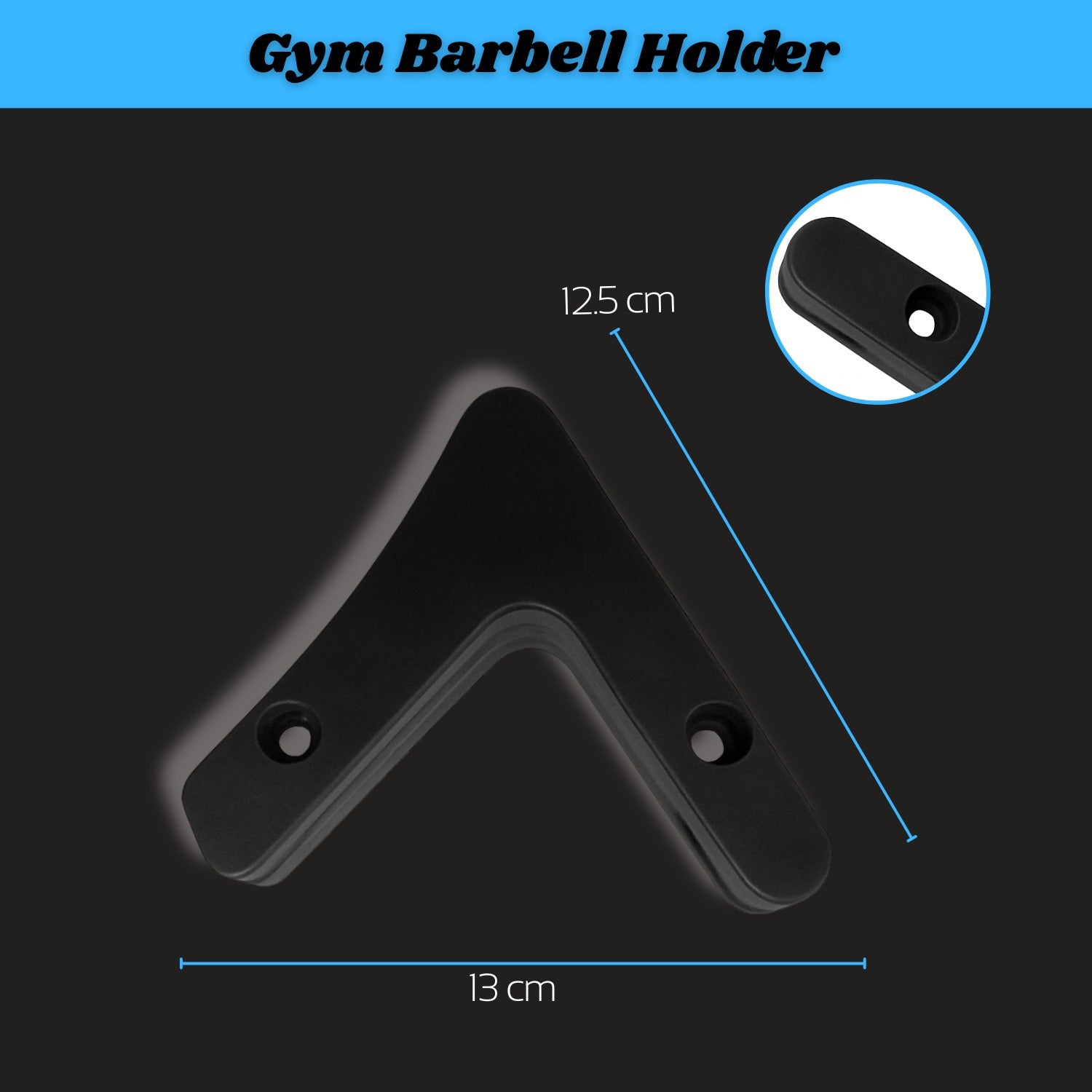 V-Type Gym Barbell Holder (Set of 4)