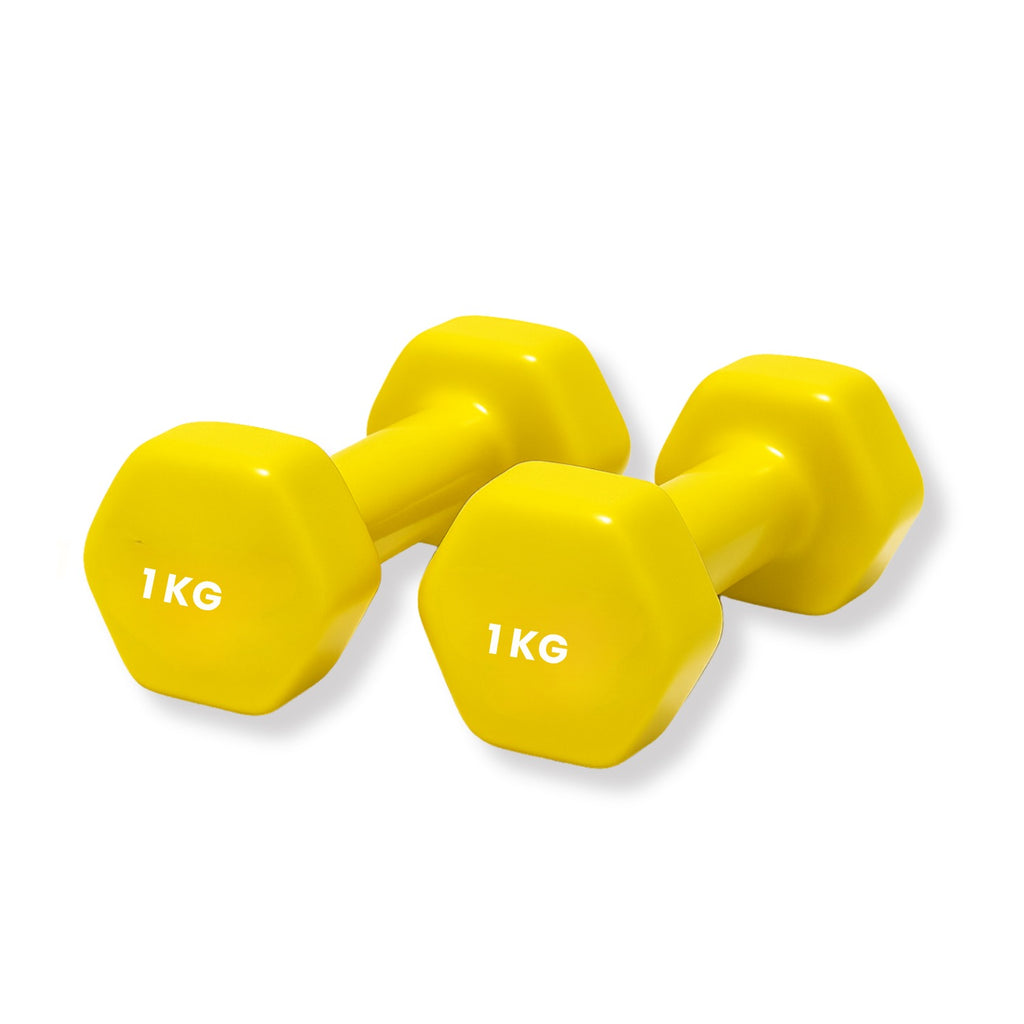 1kg Vinyl Dumbbells Pair