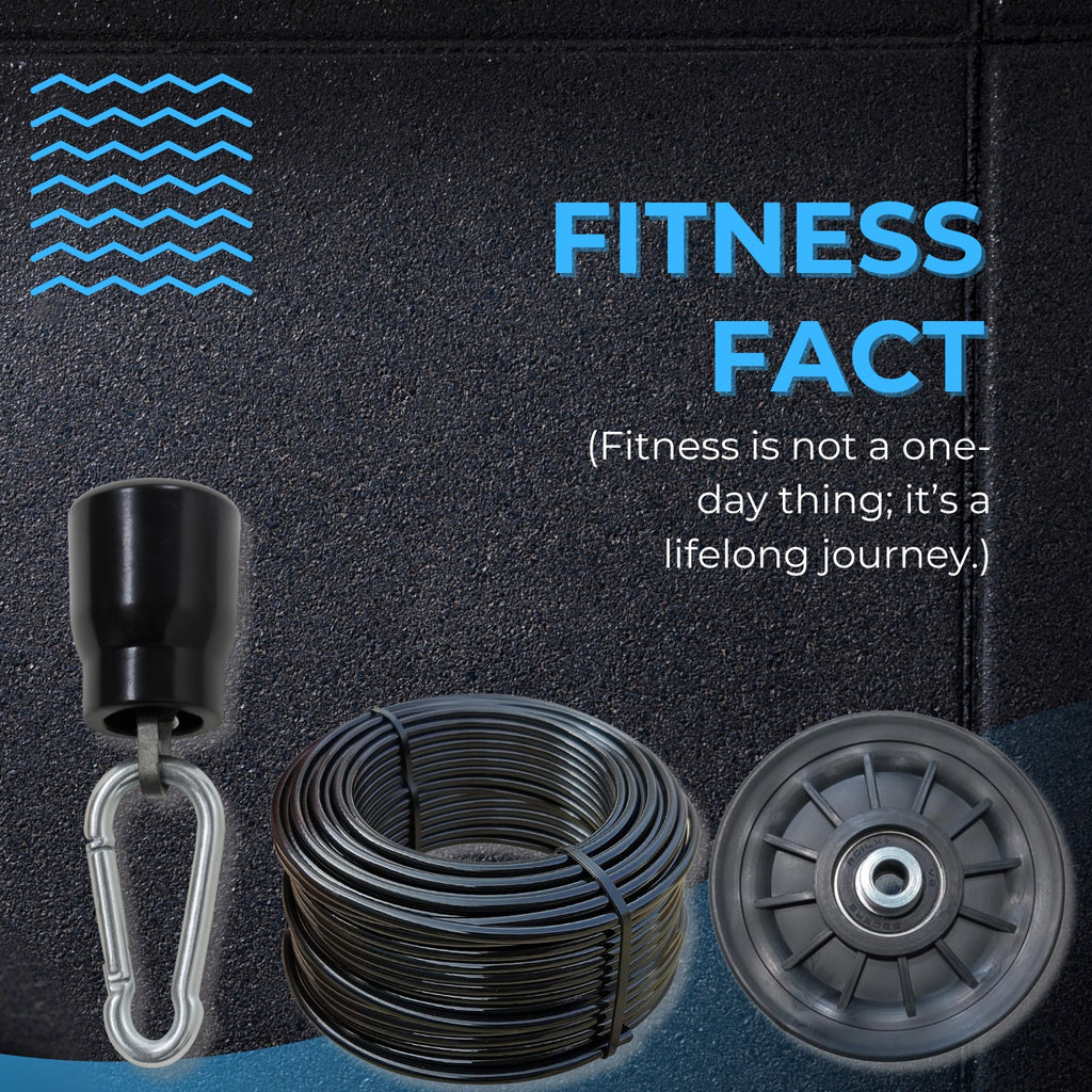 Gym Cable Pulley Set – Heavy Duty Replacement Kit