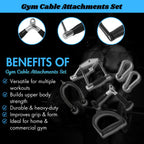 Gym Cable Attachments Set