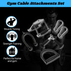 Gym Cable Attachments Set