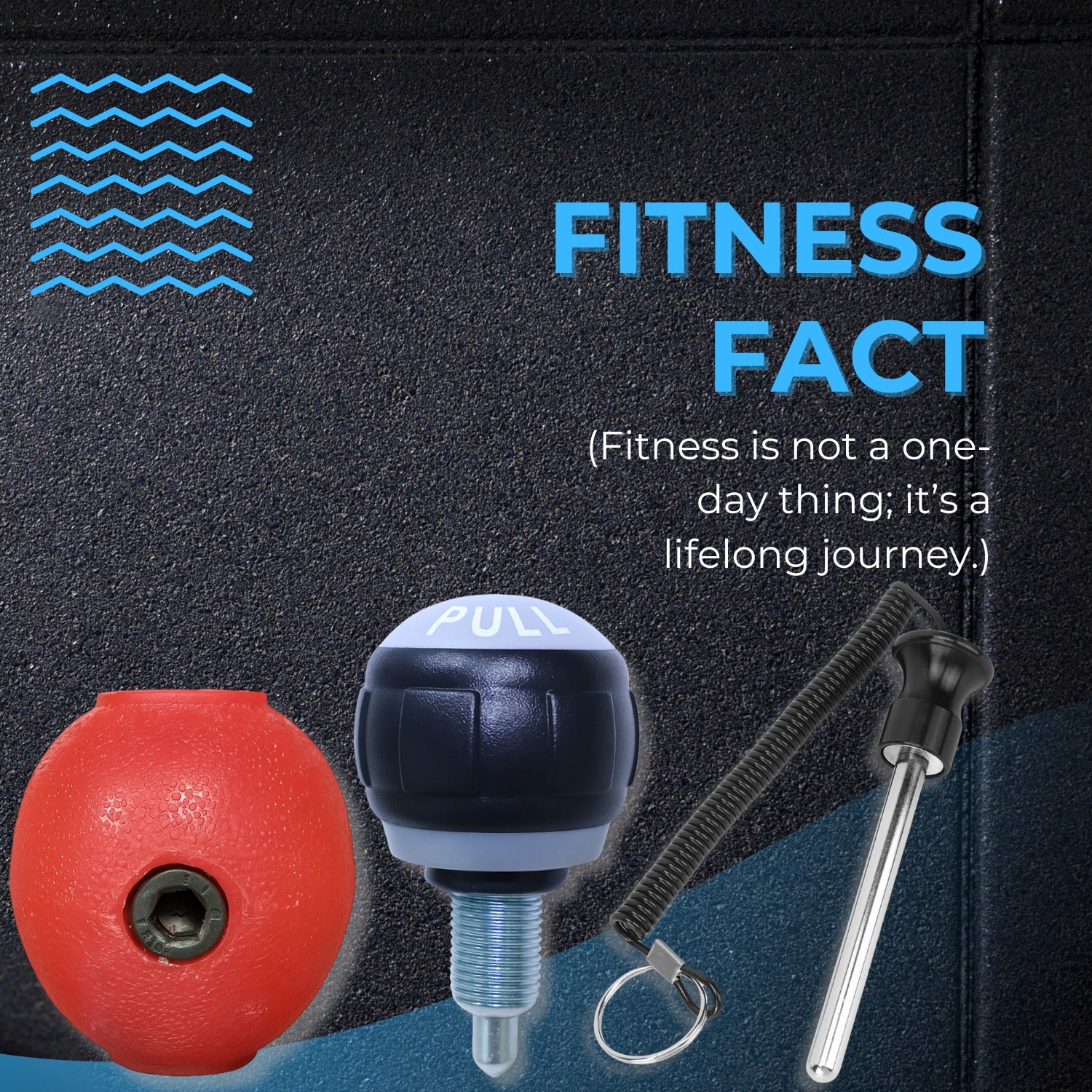 Gym Weight Stack Pin & Cable Ball Stopper