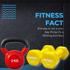 2kg Dumbbells and Kettlebell Combo