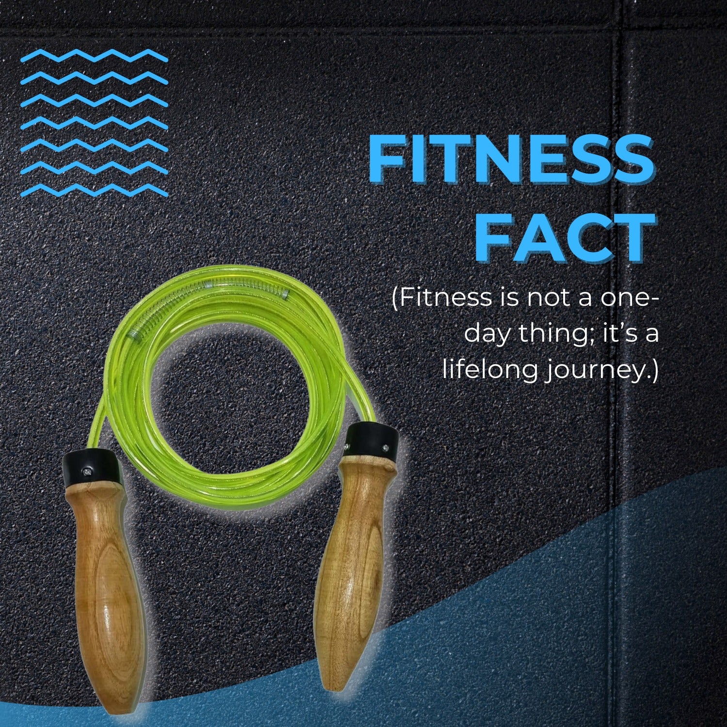 Skipping Rope with Wooden Handle