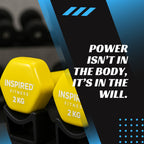 2kg Dumbbells Pair with Hand Grip Exercise