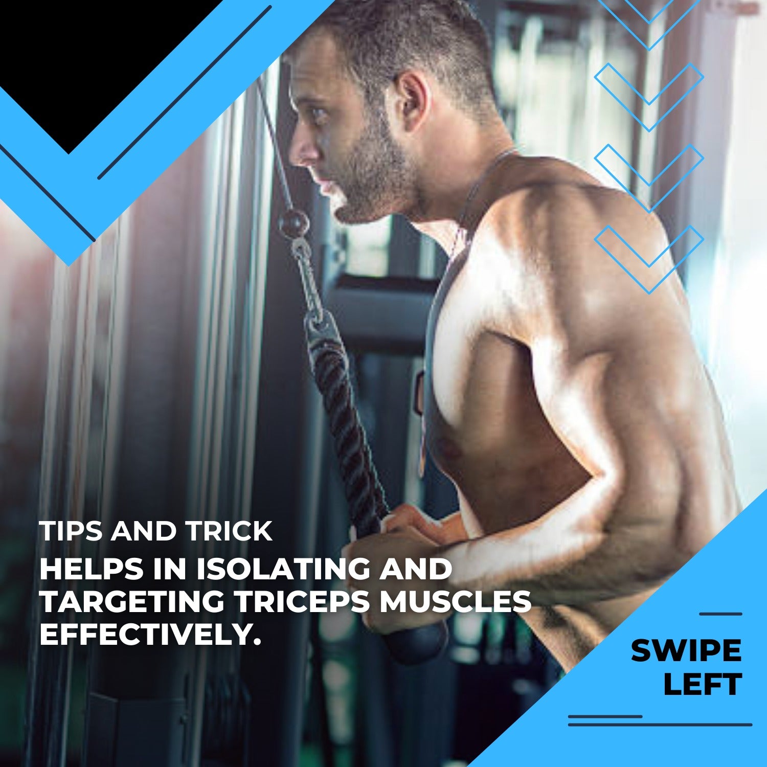 Gym Tricep Rope Attachment