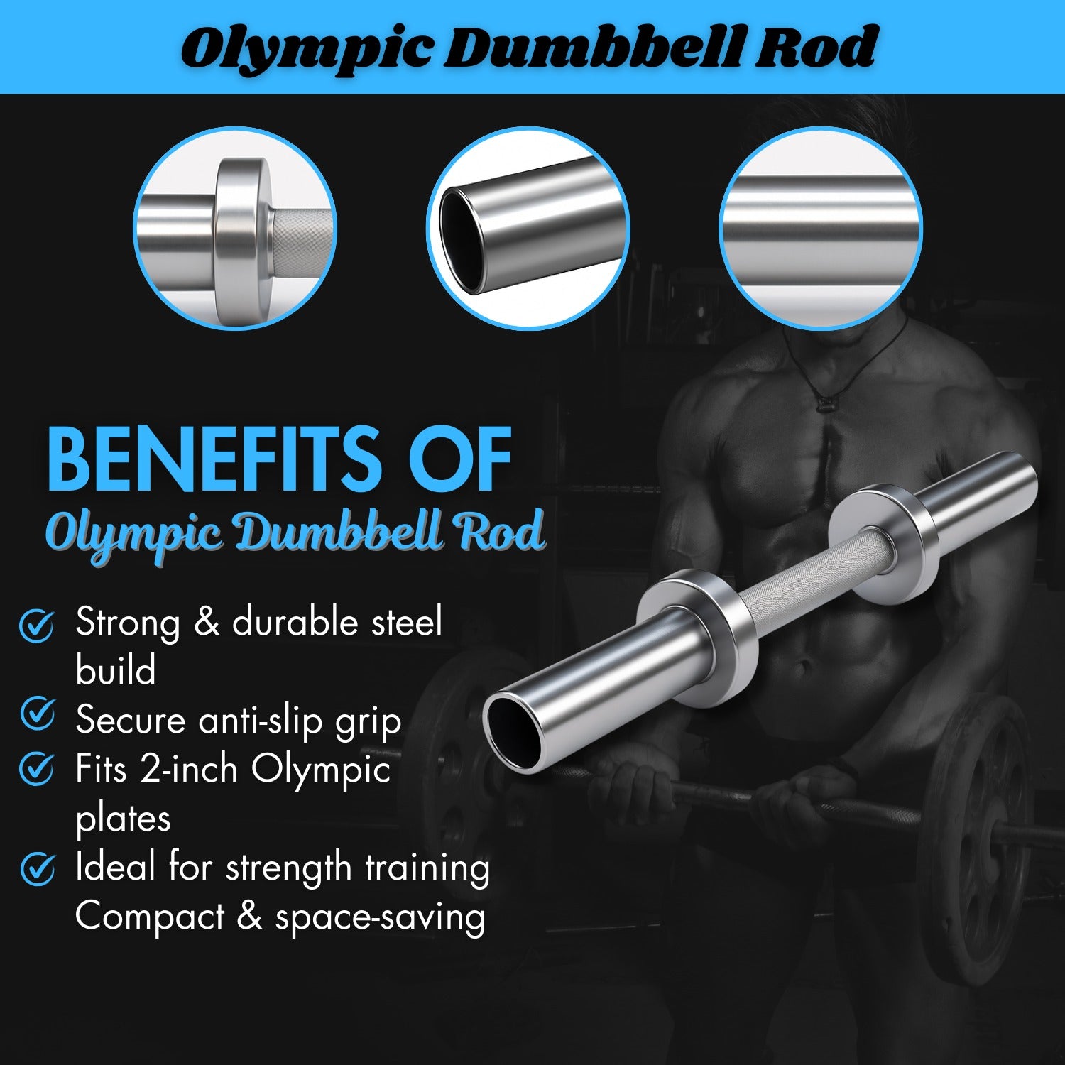 Olympic Dumbbell Rod