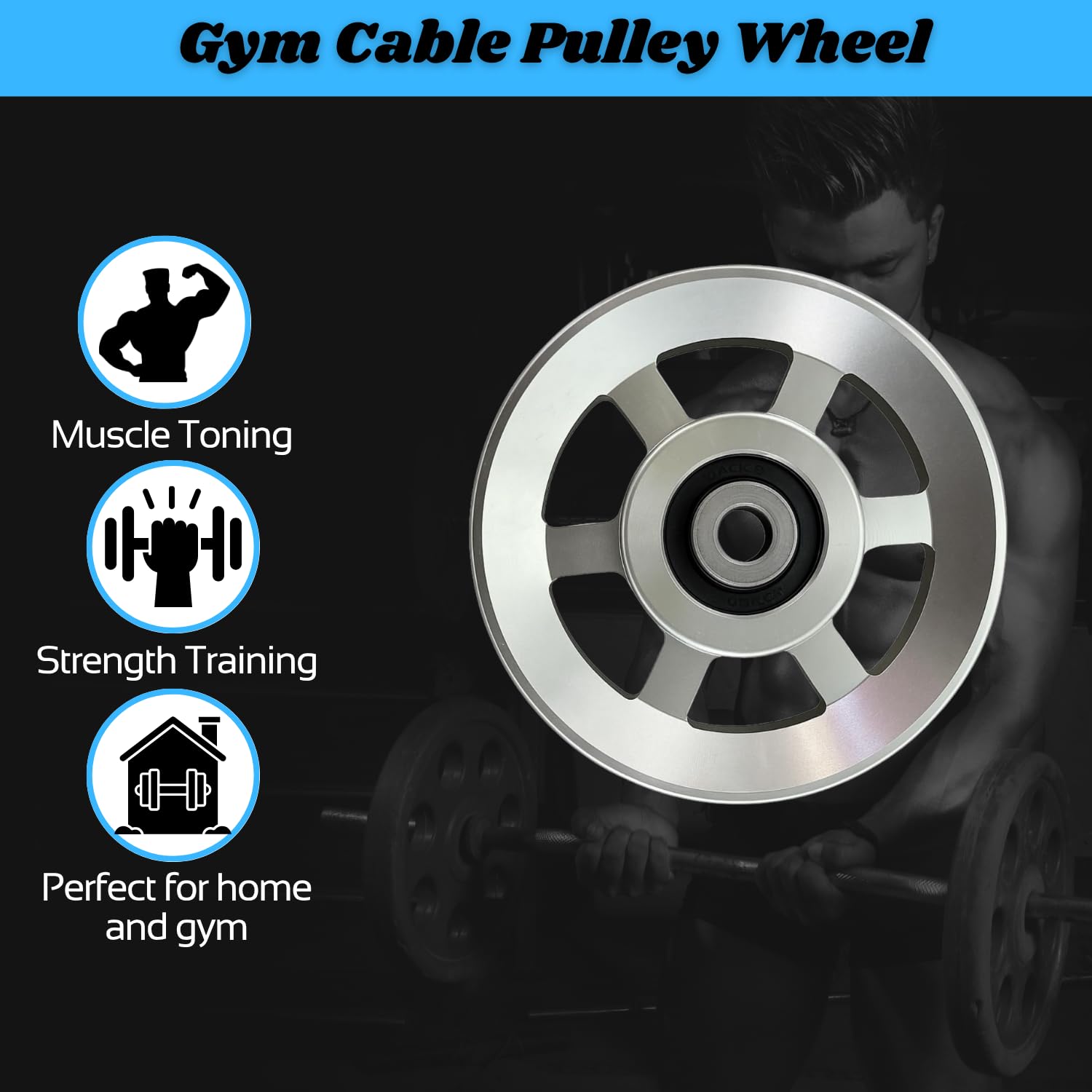 Gym Cable wire steel Pulley
