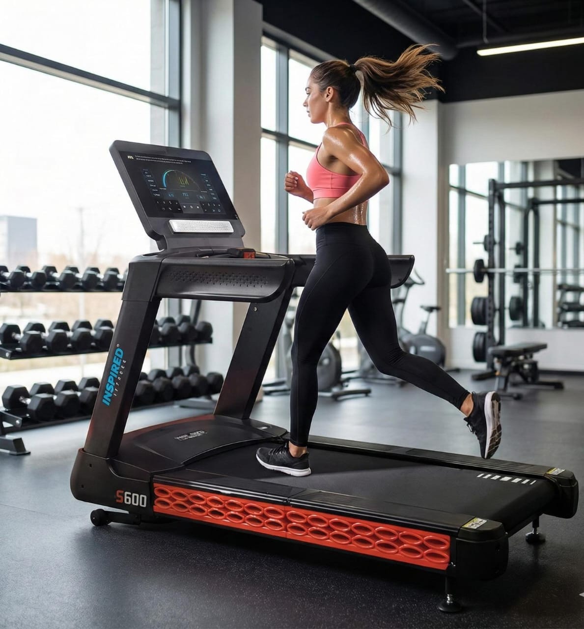 Inspired Fitness - Commercial Treadmill (RED SERIES)