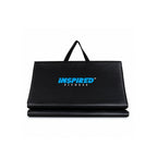 Black foldable gym yoga mat